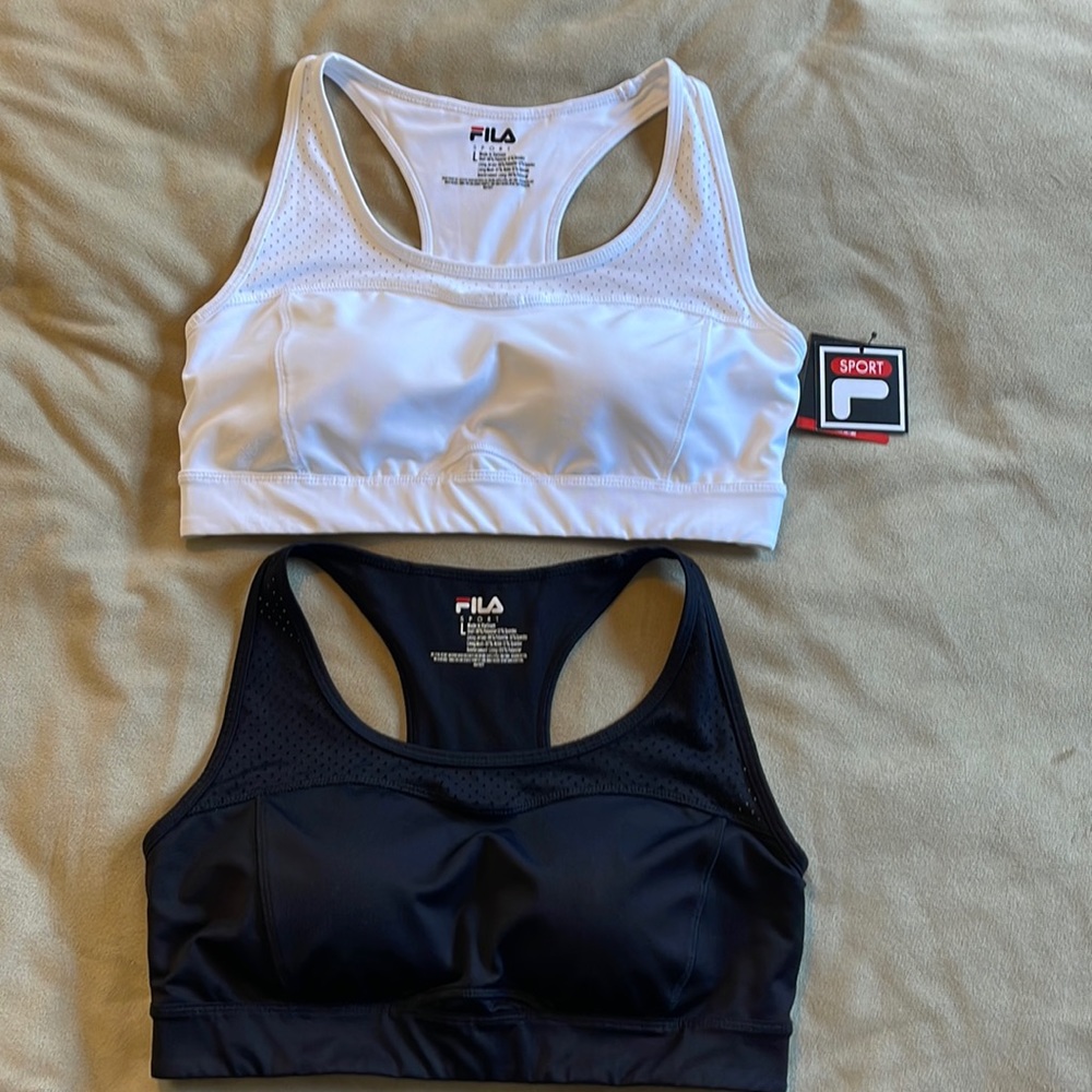 Fila Sports Bras, Size Large